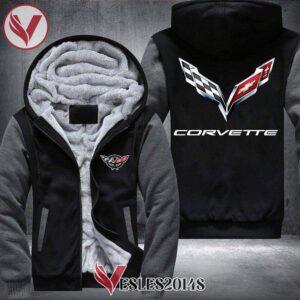 Chevrolet Corvette Fleece Hoodie Jacket, Unique Gifts For Car Lovers - Vesles2014S 1