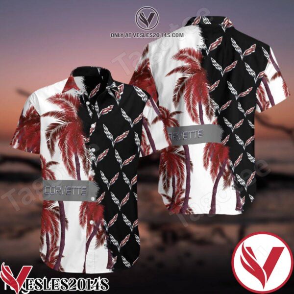 Chevrolet Corvette Hawaiian Shirt And Short, Unique Gifts For Friends - Vesles2014S 1
