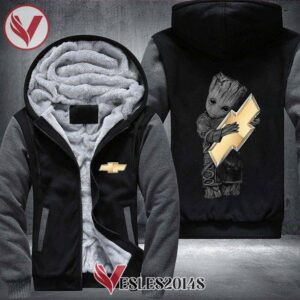 Chevrolet Groot Fleece Hoodie Jacket, Unique Gifts For Car Lovers - Vesles2014S 1