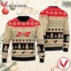 Chevron Pattern Budweiser Christmas Ugly Sweater, Unique Winter Outfits For Fans - Vesles2014S  1