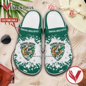 Chiapas FC Logo Custom Crocs Clogs, Unique Footwear For Fans 1