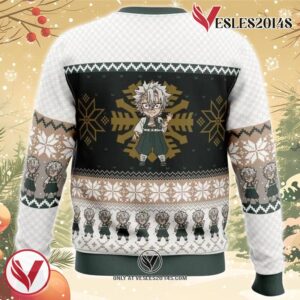 Chibi Christmas Sanemi Shinazugawa Demon Slayer Ugly Christmas Sweater, Unique Christmas Gift For Fans - Vesles2014S 1