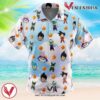Chibi Dragon Ball Z Characters Pattern Hawaiian Button Up Shirt, Perfect Gifts For Anime Lovers - Vesles2014S