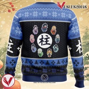 Chibi Hashira Demon Slayer Ugly Christmas Sweater, Unique Christmas Gift For Fans - Vesles2014S 1