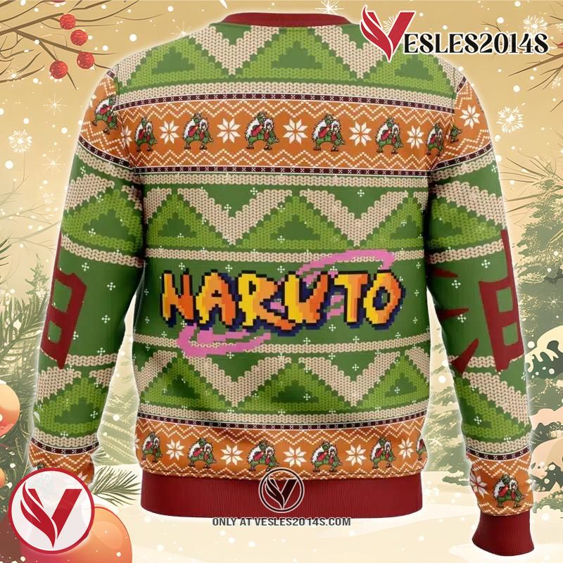 Chibi Jiraiya Naruto Ugly Christmas Sweater, Unique Christmas Gift For Fans - Vesles2014S 1