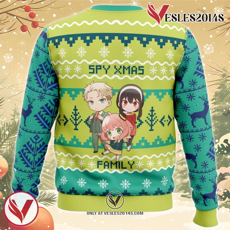 Chibi Spy x Family Ugly Christmas Sweater, Unique Christmas Gift For Fans - Vesles2014S 1