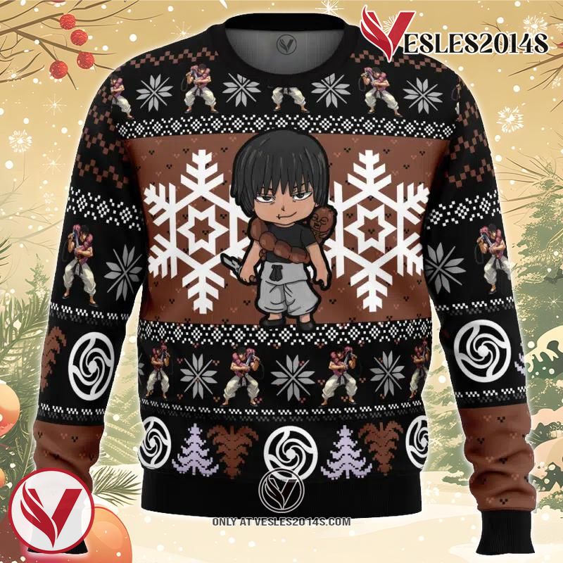 Chibi Toji Fushiguro Jujutsu Kaisen Ugly Christmas Sweater, Unique Christmas Gift For Fans - Vesles2014S nE6