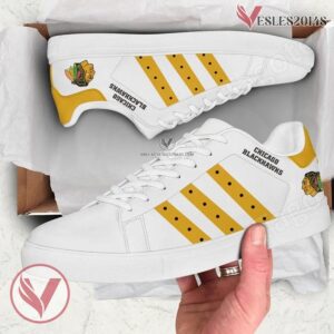 Chicago Blackhawks Hockey Stan Smith Shoes, Unique Sneaker For Fans - Vesles2014s