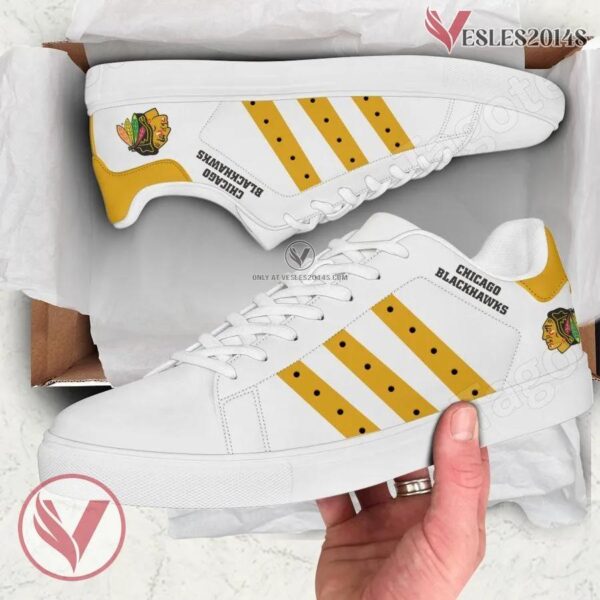 Chicago Blackhawks Hockey Stan Smith Shoes, Unique Sneaker For Fans - Vesles2014s