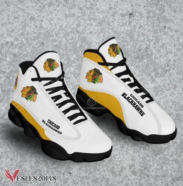 Chicago Blackhawks Logo Air Jordan 13 Shoes, Best Sneaker Gifts For Fans - Vesles2014s 1