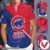 Chicago Cubs Red Blue Hawaiian Shirt And Short, Unique Gifts For Friends - Vesles2014S 1
