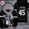 Chicago White Sox Mashed Up Michael Jordan 45 Player Black 3D Fleece Hoodie, Best Outfit For Fans Sport - Vesles2014S 1