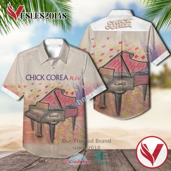 Chick Corea Plays Casual Hawaiian Shirt, Best Gifts For Summer Vesles2014S 1