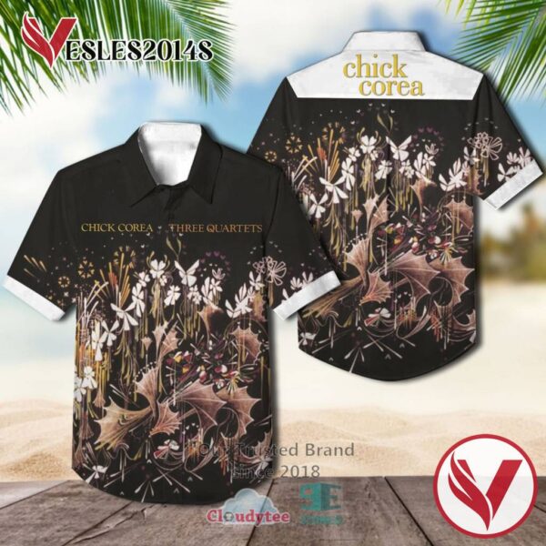 Chick Corea Three Quartets Casual Hawaiian Shirt, Best Gifts For Summer Vesles2014S 1