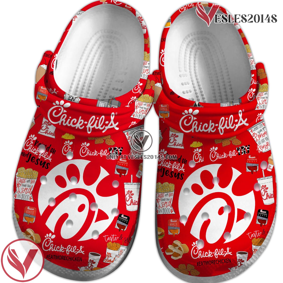 Chick Fil A Crocs Crocband Clogs Shoes Comfortable For Men Women and Kids Style 2, Unique Gift From Vesles2014S 4