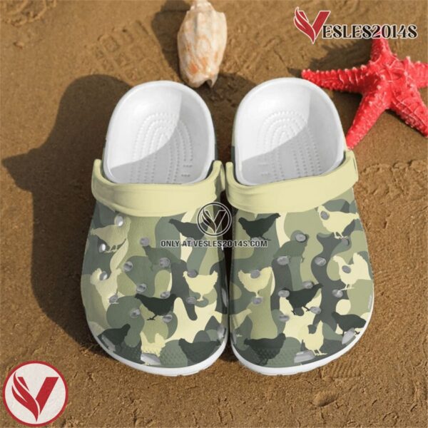 Chicken camo pattern shoes Crocs Crocband Clogs Shoes For Men Women, Unique Gift From  Vesles2014S