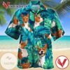 Chihuahua Dog Lover Tropical Print Short Sleeve Hawaiian Casual Shirt Vesles2014S