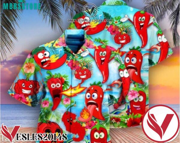 Chili Peppers Edition Hawaiian Shirt, Unique Gifts For Friends - Vesles2014S 1