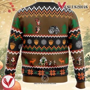 Chip ‘n Dale Christmas Rangers Ugly Christmas Sweater, Unique Christmas Gift For Fans - Vesles2014S 1