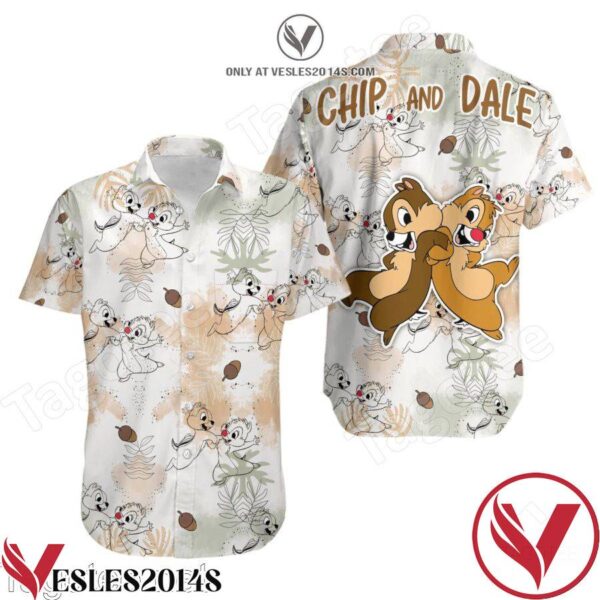 Chip N’ Dale Disney Hawaiian Summer Tropical Hawaiian Shirt, Unique Gifts For Friends - Vesles2014S 1