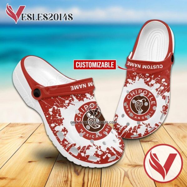 Chipotle Brand Crocs Clogs, Unique Footwear For Fans