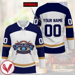 Chivas Regal 18 Personalized Hockey Jersey, Trending Gifts For Fans - Vesles2014s