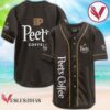 Chocolate Peet's Coffee Baseball Jersey, Perfect Gifts For Fans - Vesles2014S