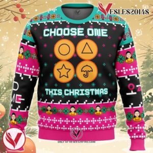 Choose One This Christmas Squid Game Christmas Sweater
