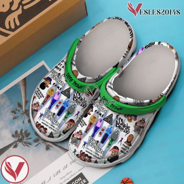 Chris Brown Music Crocs Crocband Clogs Shoes, Unique Gifts For Fans Style 1 - Vesles2014S 3