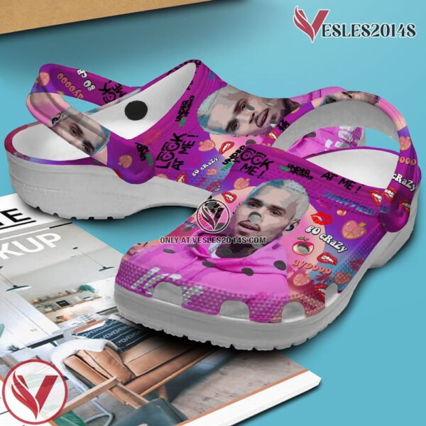 Chris Brown Music Crocs Crocband Clogs Shoes, Unique Gifts For Fans Style 10 - Vesles2014S 2