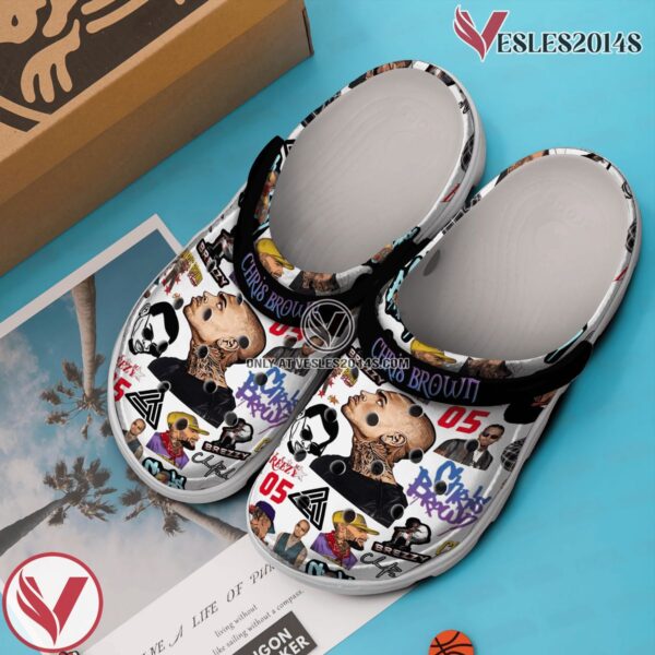 Chris Brown Music Crocs Crocband Clogs Shoes, Unique Gifts For Fans Style 3 - Vesles2014S 2