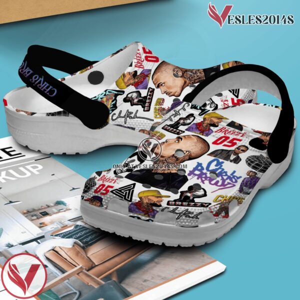 Chris Brown Music Crocs Crocband Clogs Shoes, Unique Gifts For Fans Style 3 - Vesles2014S 3