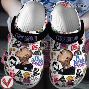 Chris Brown Music Crocs Crocband Clogs Shoes, Unique Gifts For Fans Style 3 - Vesles2014S