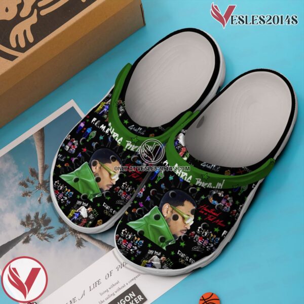 Chris Brown Music Crocs Crocband Clogs Shoes, Unique Gifts For Fans Style 4 - Vesles2014S 2
