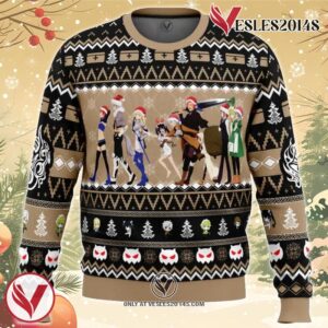 Christmas Adventure DanMachi Ugly Christmas Sweater, Unique Christmas Gift For Fans - Vesles2014S