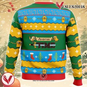 Christmas Adventure Time Ugly Christmas Sweater, Unique Christmas Gift For Fans - Vesles2014S 3