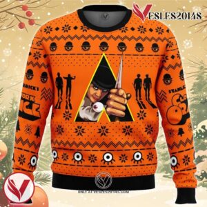 Christmas Alex A Clockwork Orange Ugly Christmas Sweater, Unique Christmas Gift For Fans - Vesles2014S