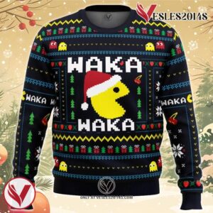 Christmas Arcade Pac-Man Ugly Christmas Sweater, Unique Christmas Gift For Fans - Vesles2014S