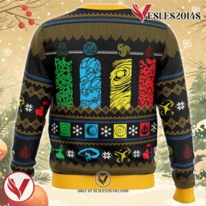 Christmas Avatar Last Airbender Ugly Christmas Sweater, Unique Christmas Gift For Fans - Vesles2014S 1