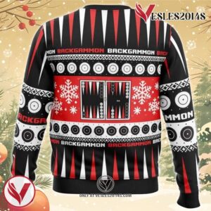Christmas Backgammon Board Games Ugly Christmas Sweater, Unique Christmas Gift For Fans - Vesles2014S 1