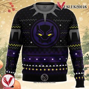 Christmas Black Panther Ugly Christmas Sweater, Unique Christmas Gift For Fans - Vesles2014S