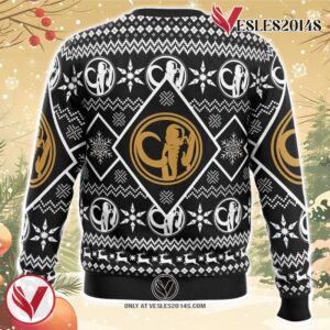 Christmas Black Ranger Power Rangers Ugly Christmas Sweater, Unique Christmas Gift For Fans - Vesles2014S 1