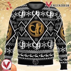 Christmas Black Ranger Power Rangers Ugly Christmas Sweater, Unique Christmas Gift For Fans - Vesles2014S