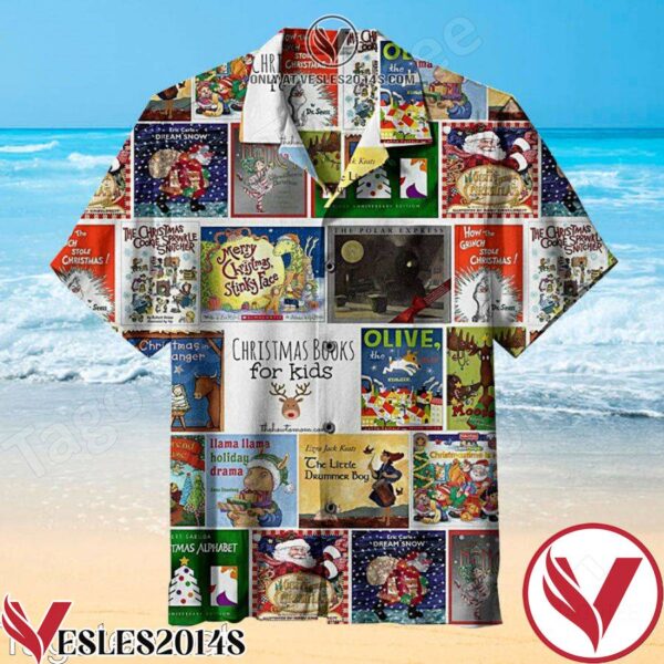 Christmas Books For Kids Hawaiian Shirt, Unique Gifts For Friends - Vesles2014S 1