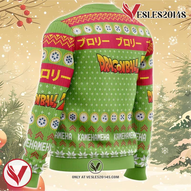Christmas Broly Dragon Ball Z Ugly Christmas Sweater, Unique Christmas Gift For Fans - Vesles2014S 2