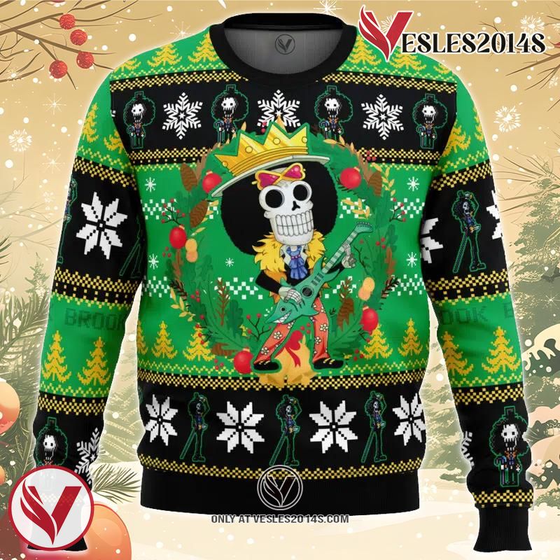 Christmas Brook One Piece Ugly Christmas Sweater, Unique Christmas Gift For Fans - Vesles2014S