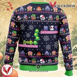 Christmas Bubble Bubble Bobble Ugly Christmas Sweater, Unique Christmas Gift For Fans - Vesles2014S 1