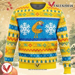 Christmas CatDog Nickelodeon Ugly Christmas Sweater, Unique Christmas Gift For Fans - Vesles2014S