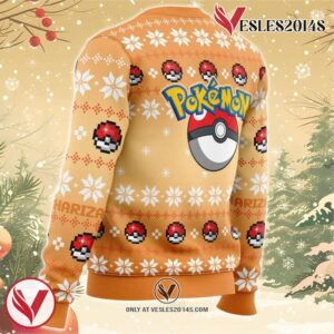 Christmas  Charizard Pokemon Ugly Christmas Sweater, Unique Christmas Gift For Fans - Vesles2014S 2