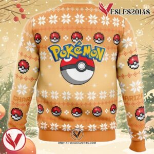 Christmas  Charizard Pokemon Ugly Christmas Sweater, Unique Christmas Gift For Fans - Vesles2014S 3